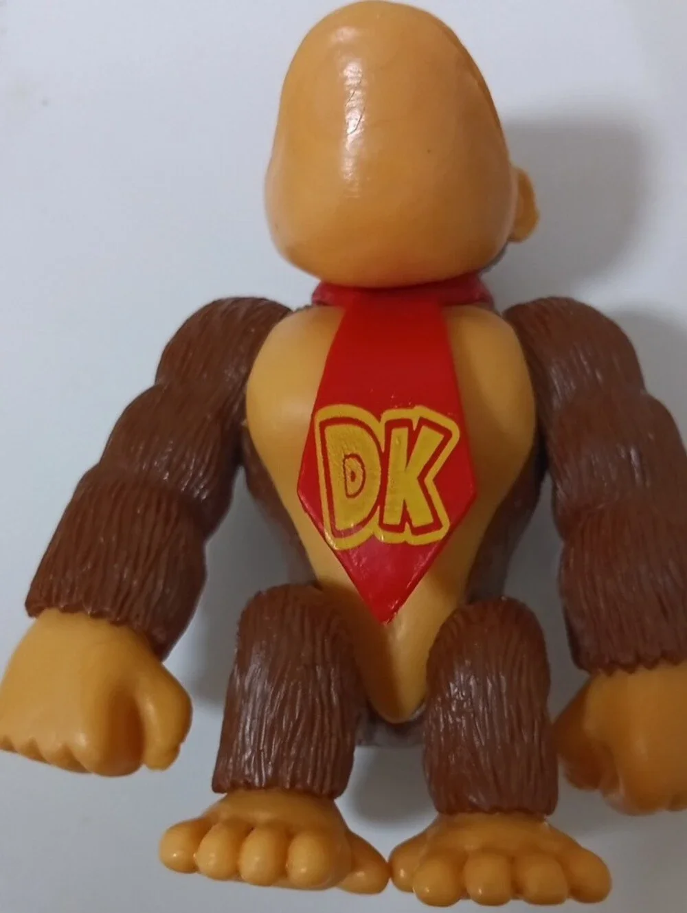 Donkey Kong Figure Toy - Brown Play Figure with Red Tie